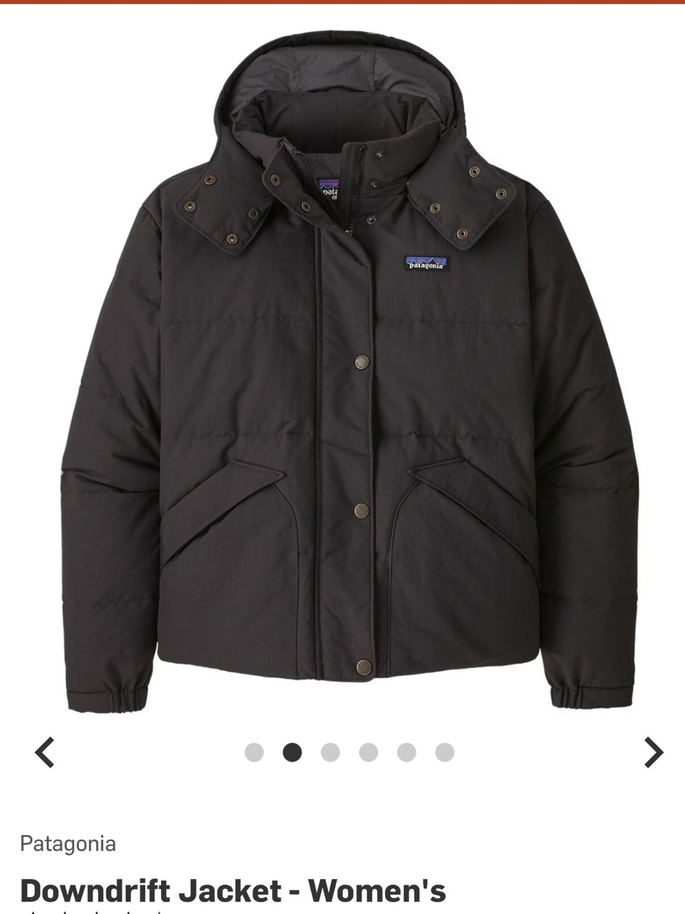 New Patagonia Women Downdrift Jacket with Hood